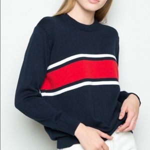 Brandy Melville color block sweater